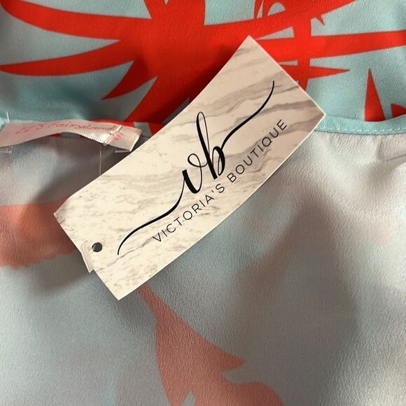 🎉HP 🎉NWT JJ’s Fairyland Tropical Wrap Top - - Picture 9 of 9